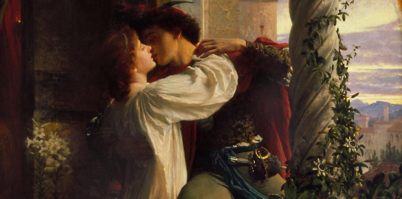 Il quadro Romeo e Giulietta di Frank Dicksee, che rappresenta uno degli amori impossibili per antonomasia della letteratura