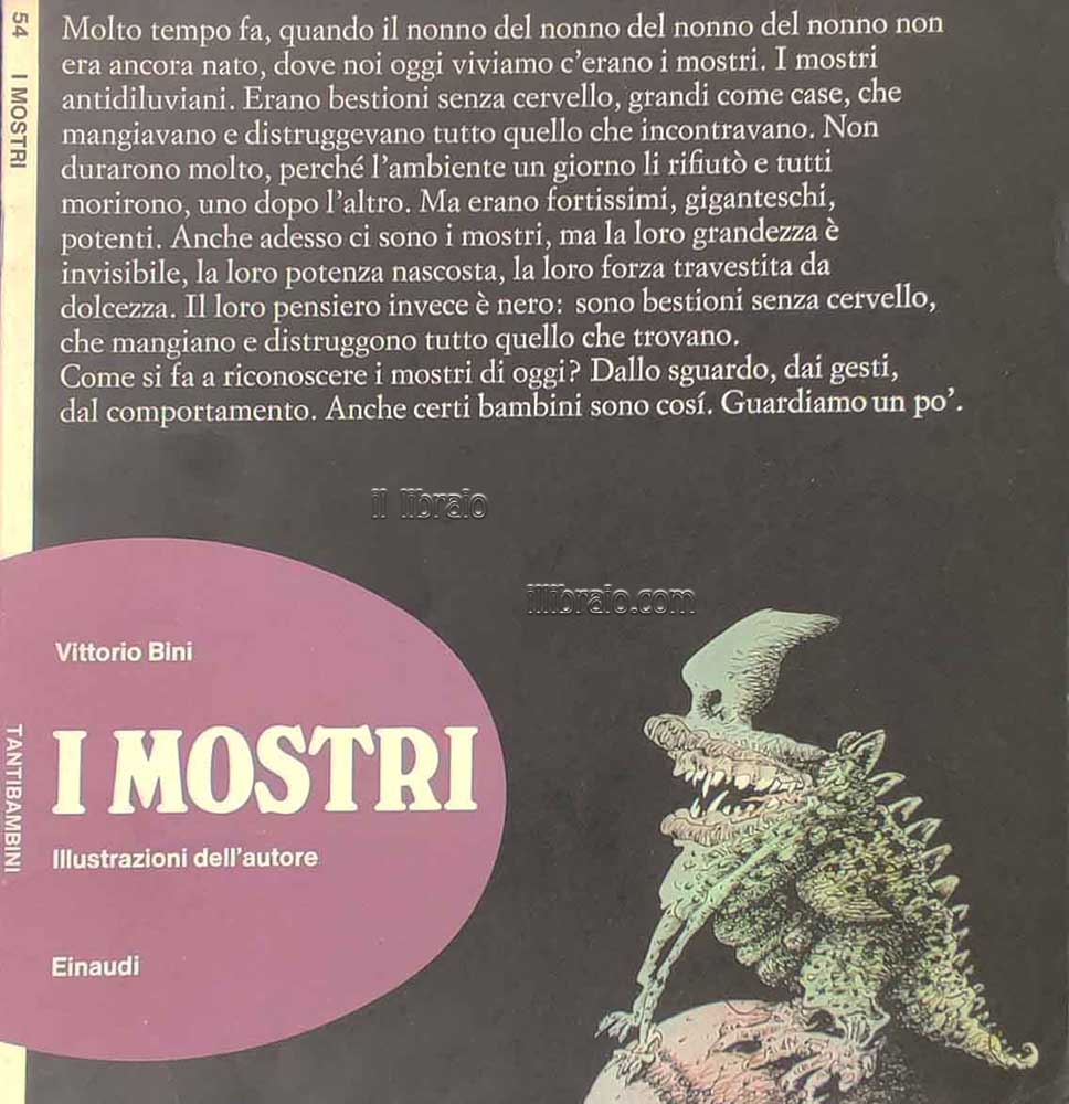 Vittorio Bini, I mostri, Torino, Einaudi - 1976