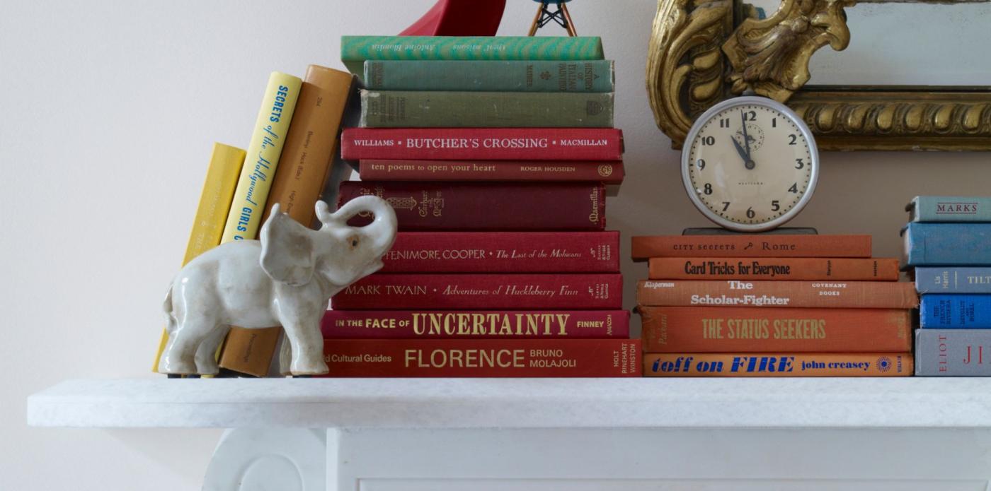 arredare casa con i libri