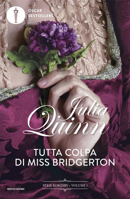 copertina del libro tutta colpa di miss bridgerton