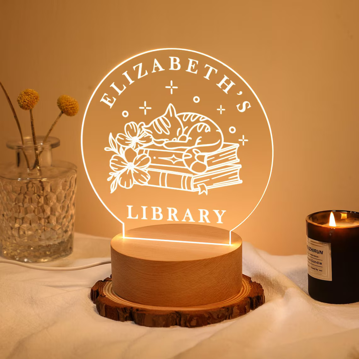 la lampada personalizzata è unidea di arredamento per lettori