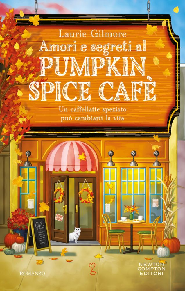 copertina del libro amori e segreti al pumpkin spice café