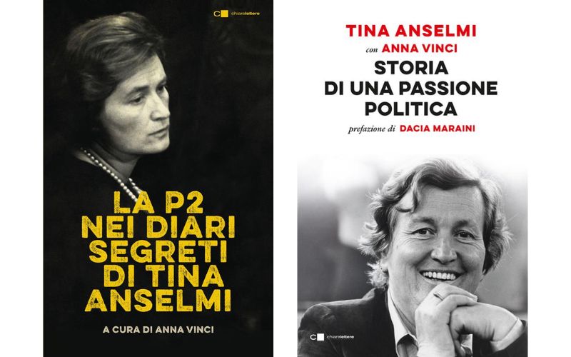 copertine dei libri di Anna Vinci e Tina Anselmi