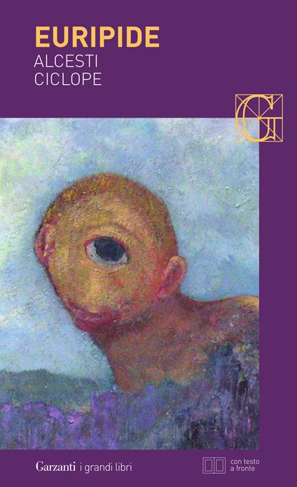 Copertina del dramma Alcesti di Euripide