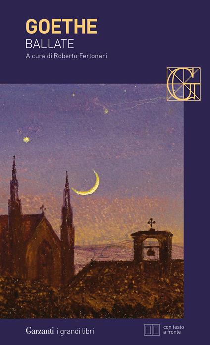 Copertina del libro di poesia Ballate di di Johann Wolfgang Goethe