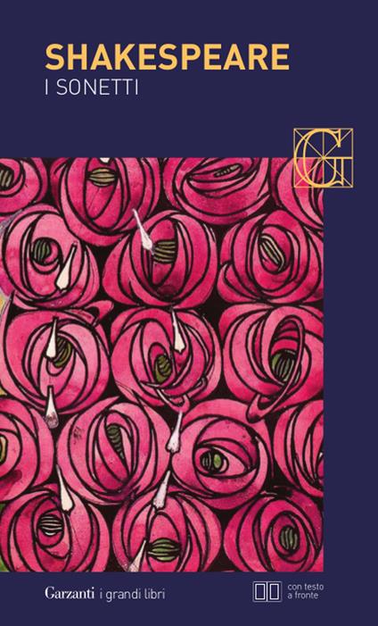 Copertina della raccolta I sonetti di William Shakespeare