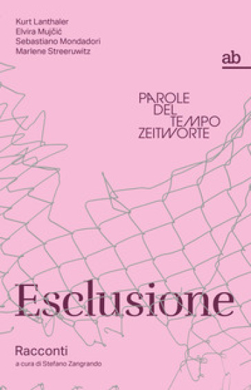 Esclusione<br />” width=”266″ height=”414″ /></p>
<p><strong><em>Esclusione</em></strong>, articolato in due volumi di racconti, unisce il punto di vista di quattro autori (due dei quali italiani) su un tema trasversale e sempre attuale: quello dell’esclusione, declinato in una varietà di fenomeni. <strong>Cosa significa essere esclusi?</strong> E quand’è che diventiamo noi quelli che escludono? <strong>Kurt Lanthaler, Elvira Mujčić, Sebastiano Mondadori </strong>e<strong> Marlene Streeruwitz</strong> firmano quattro testi che mescolano esperienze concrete e memorie personali: quelle in cui si finisce per identificarsi come esclusi. Nasce così un confronto tra sensibilità e mondi immaginari, che ha l’obiettivo di tornare a ponderare il senso delle parole. Il libro, a cura di Stefano Zangrando, esce per la collana Parole del tempo/Zeitworte, un <strong>progetto editoriale bilingue</strong> “che intende tracciare una mappa concettuale del contemporaneo attraverso l’arte della narrazione, partendo dal confine – geografico, linguistico, culturale – come spazio privilegiato di dialogo. La traduzione è affidata a Donatella Trevisan e Stefano Zangrando.</p>
<h3 style=