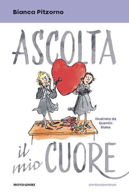 copertina del libro ascolta il mio cuore di bianca pitzorno