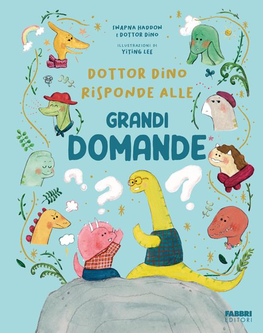 copertina di Dottor Dino risponde alle grandi domande, libri per bambini 2026