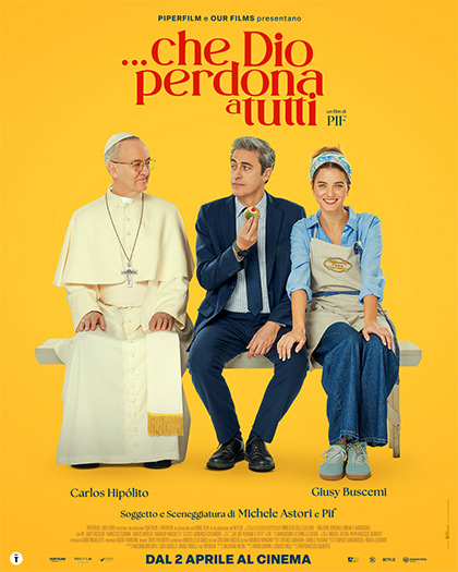 locandina del nuovo film in arrivo "...che Dio perdona a tutti"