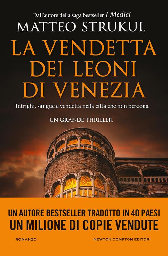 copertina di La vendetta dei leoni di Venezia