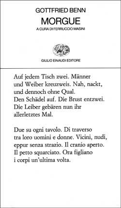 Morgue di Gottfried Benn