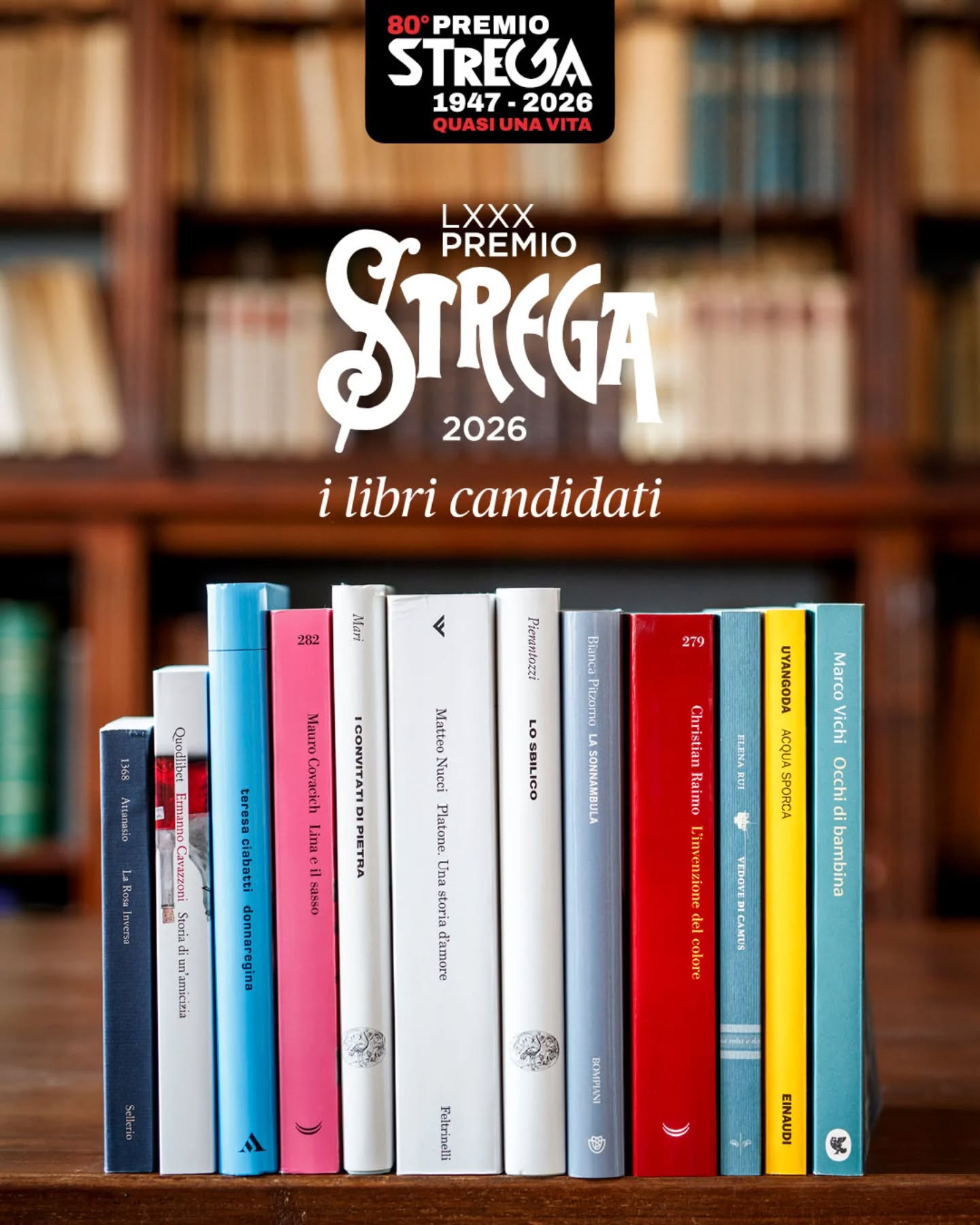 premio strega 2026 12 libri candidati