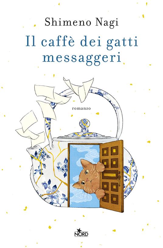 copertina di Il caffè dei gatti messaggeri, libri coccola