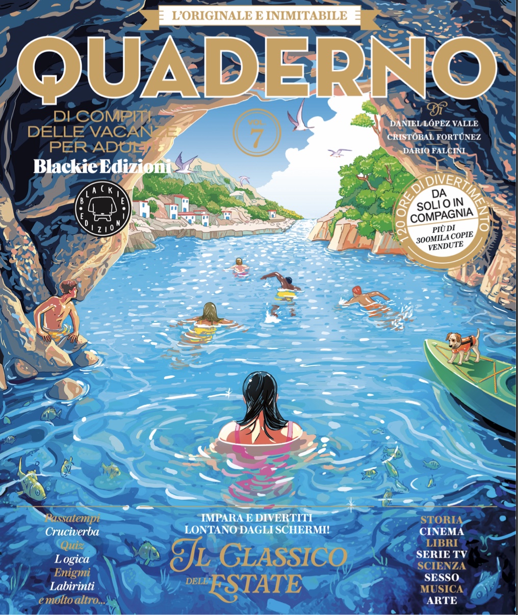 Quaderno di compiti delle vacanze per adulti - Vol. 7 di Daniel Lopez Valle, Cristobal Fortunez e Dario Falcini, libri da leggere estate 2026