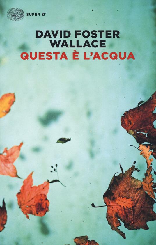 Copertina di Questa è l'acqua David Foster Wallace