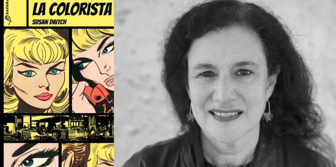 Copertina di La colorista di Susan Daitch (nella foto di John Foster)