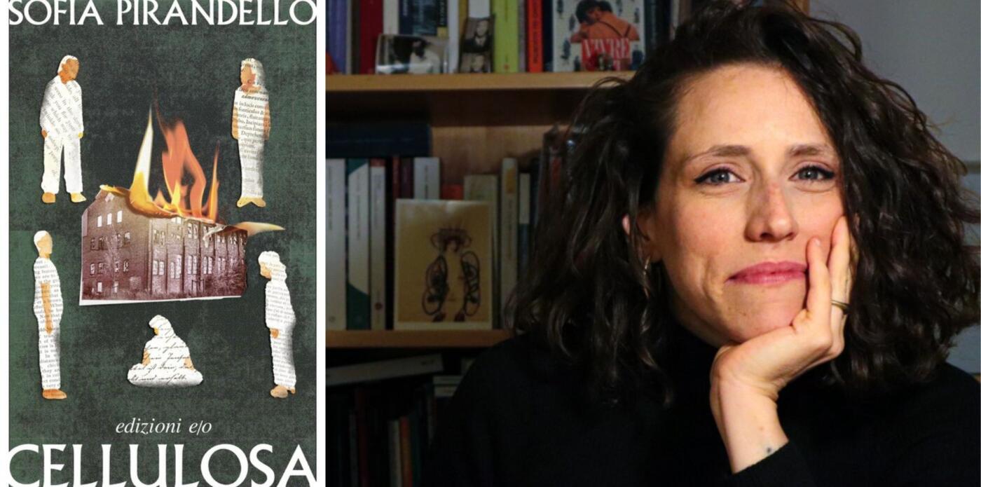 Copertina di Cellulosa di Sofia Pirandello (nella foto di Roberto Malaspina)