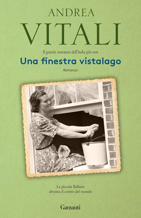 La copertina del libro Una finestra vistalago di Andrea Vitali