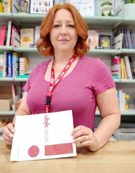 Linda Colangeli libraia Ubik