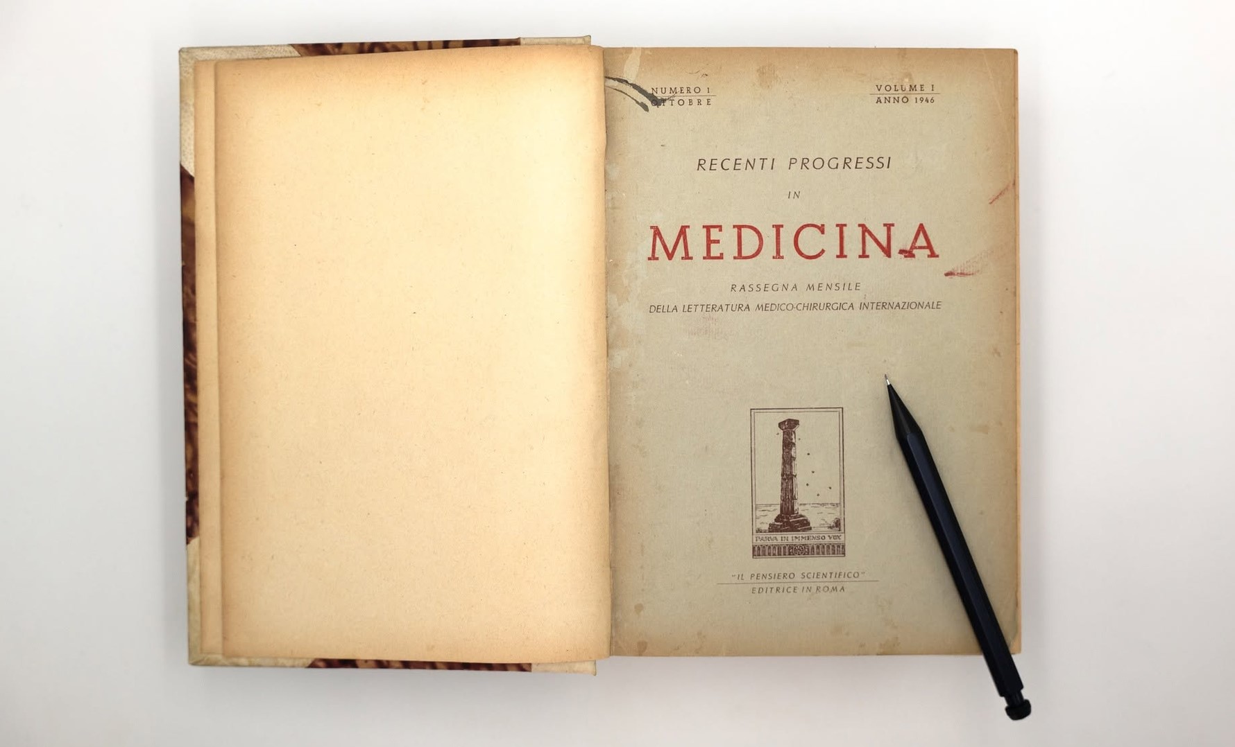 Editoria: Il Pensiero Scientifico, 80 anni di cultura medica