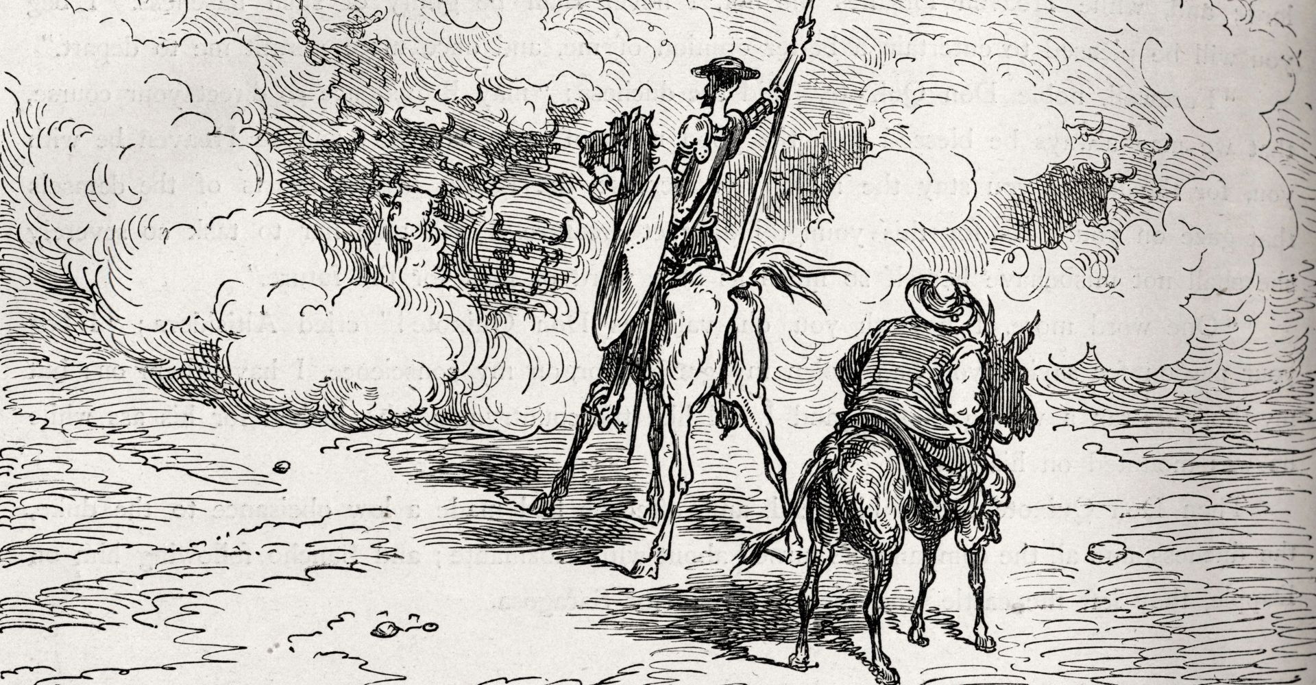 Una delle celebri illustrazioni di Gustave Doré dedicate a Don Chisciotte della Mancia (GettyImages, 14-09-2026)