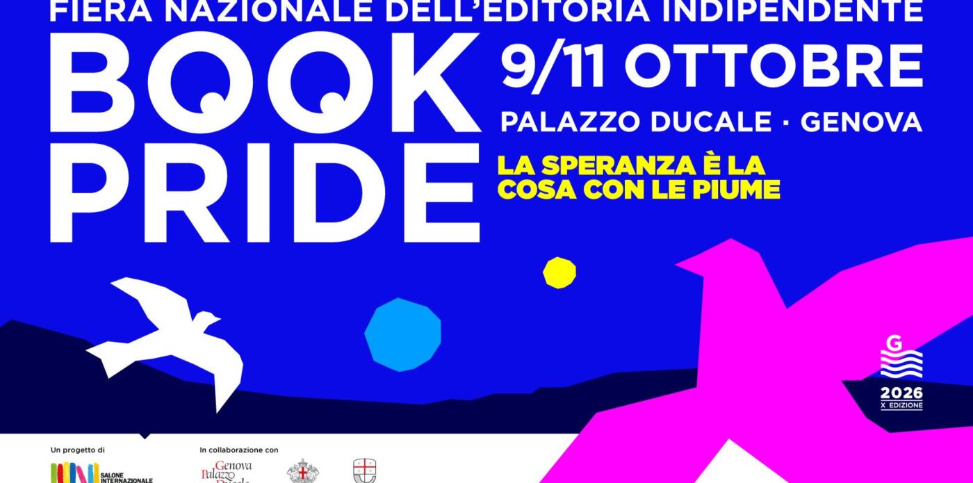 Book Pride Genova: dal 9 all’11 ottobre torna la Fiera Nazionale dell’Editoria Indipendente