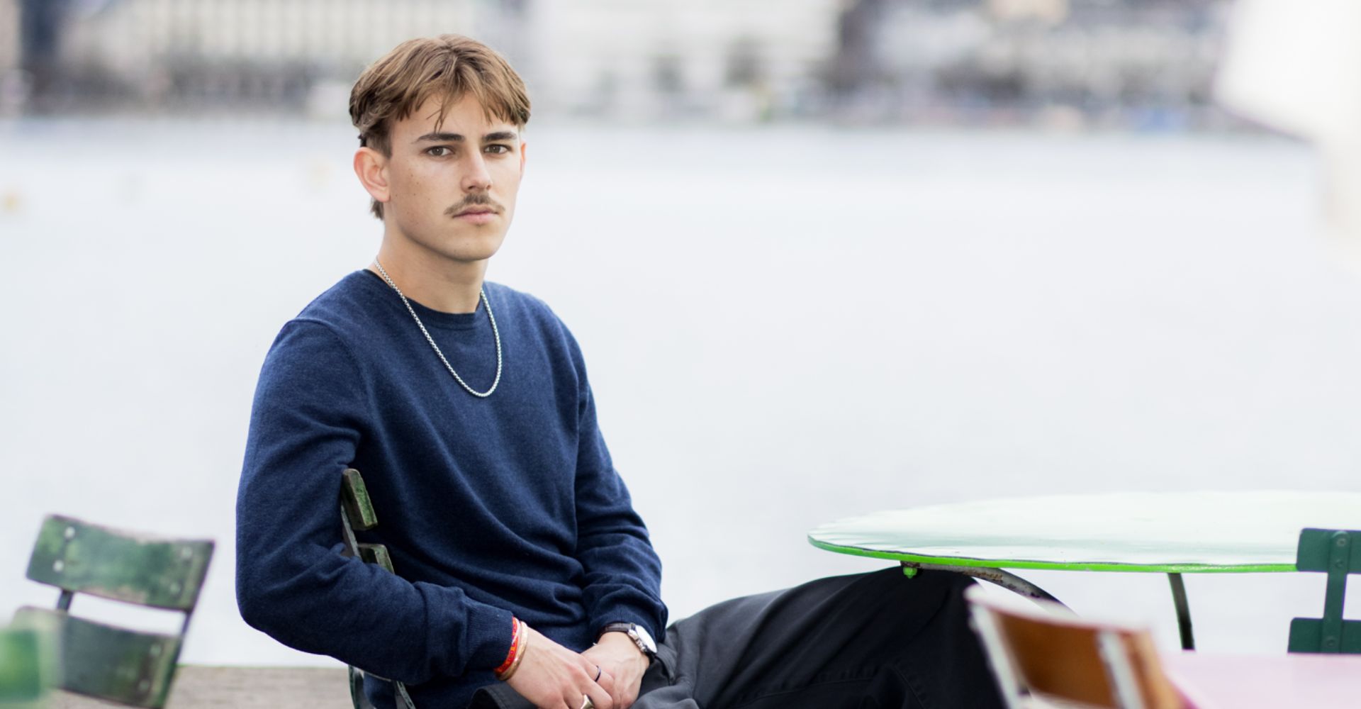 Nelio Biedermann, autore di "I Lázár", nella foto di Ruben Hollinger