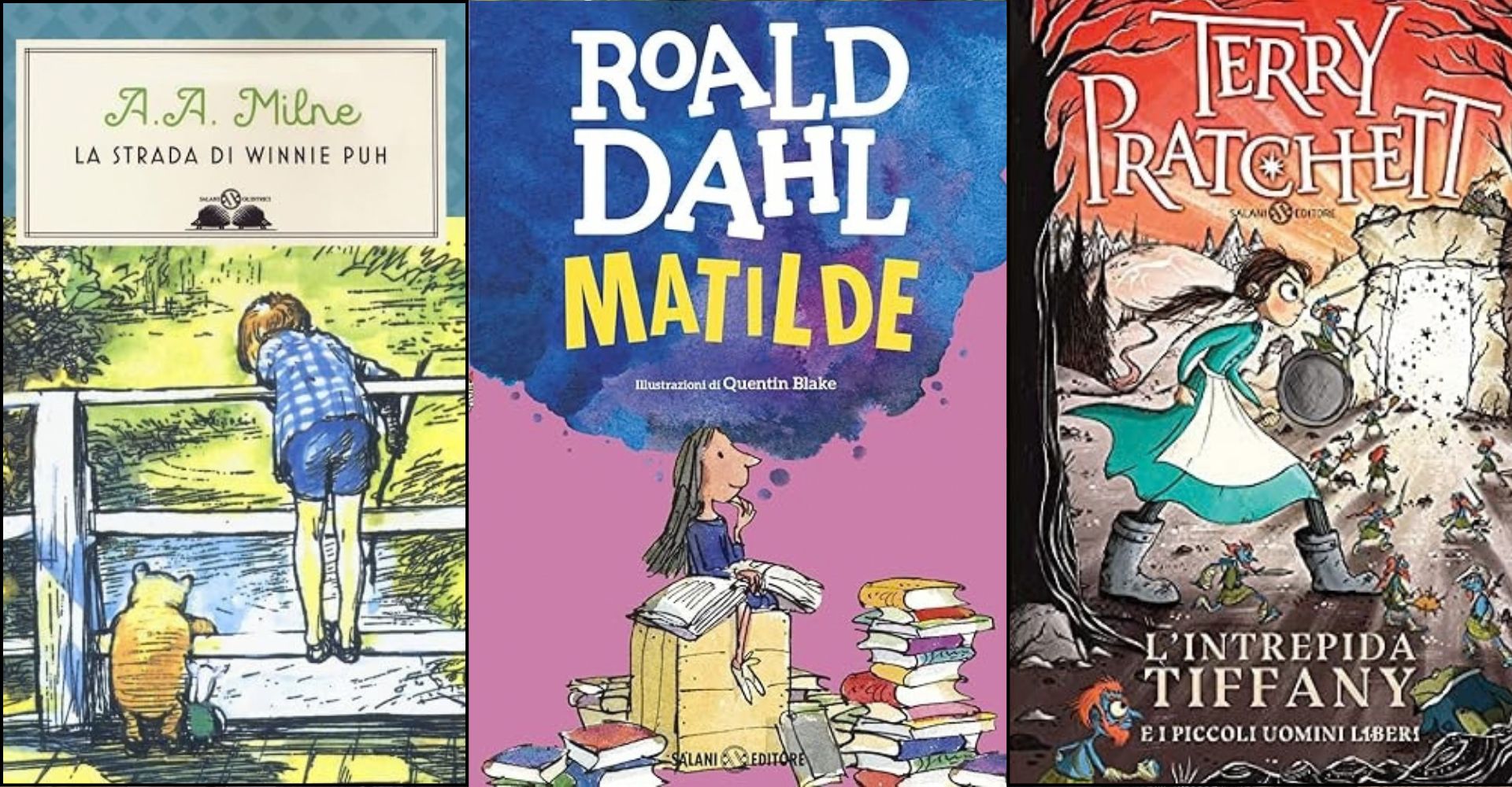 Winnie the Puh, Matilde e L'incredibile Tiffany, ecco le copertine