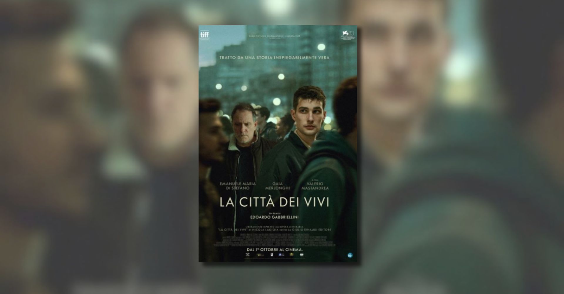 Dal libro al film: "La città dei vivi" di Lagioia arriva al cinema