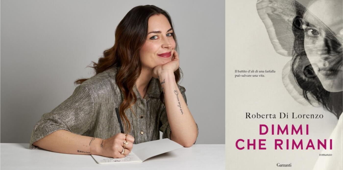 Copertina di Dimmi che rimani di Roberta Di Lorenzo (nella foto di Leonardo Fabris, Studio Due Piani)