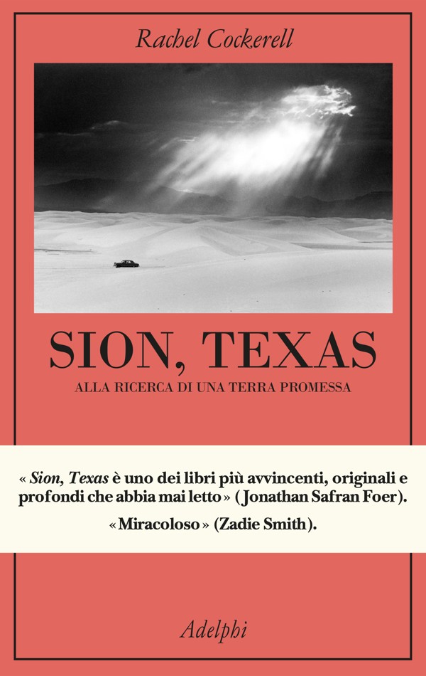 copertina di Sion, Texas di Rachel Cockerell