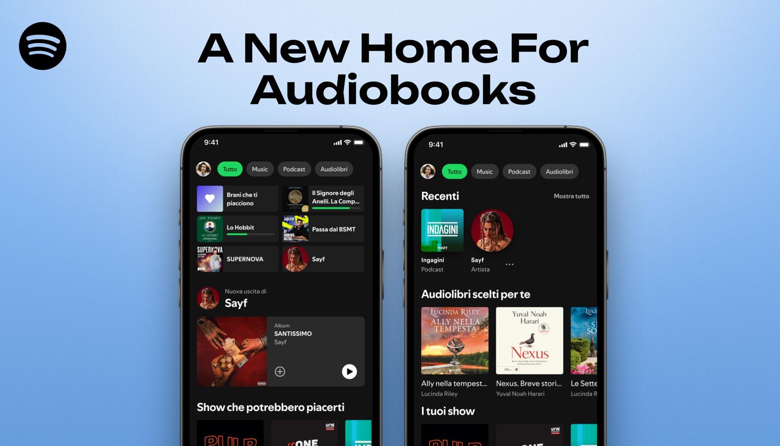 Audiolibri su Spotify