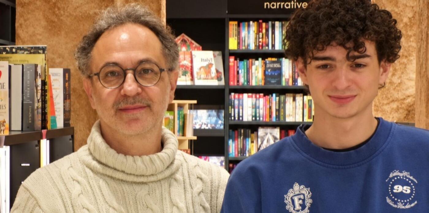 Paolo e Kemmy, i librai della nuova libreria (foto di Andrea Cortesi, Architetto di ACA Studio Design)