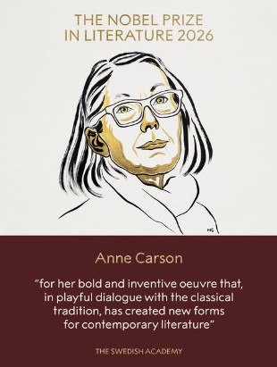 Foto Nobel Anne Carson