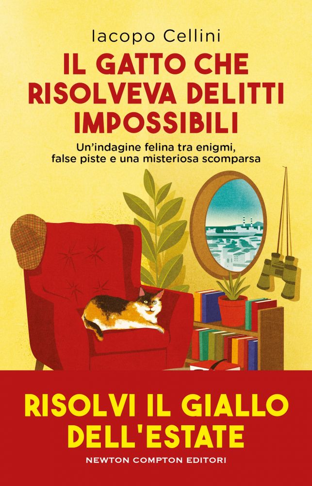Copertina di Il gatto che risolveva delitti impossibili di Iacopo Cellini, libri-enigma 2026